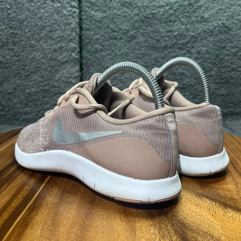 Nike Flex Experience RN 8 Women's‎ Running Shoes Rose Gold White Size 7.5